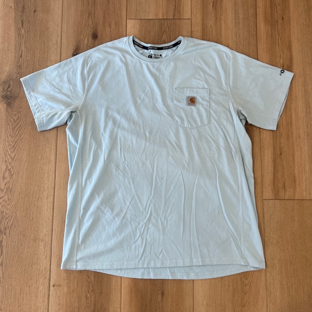 Carhartt Men's Sky Blue Short Sleeve Tee
